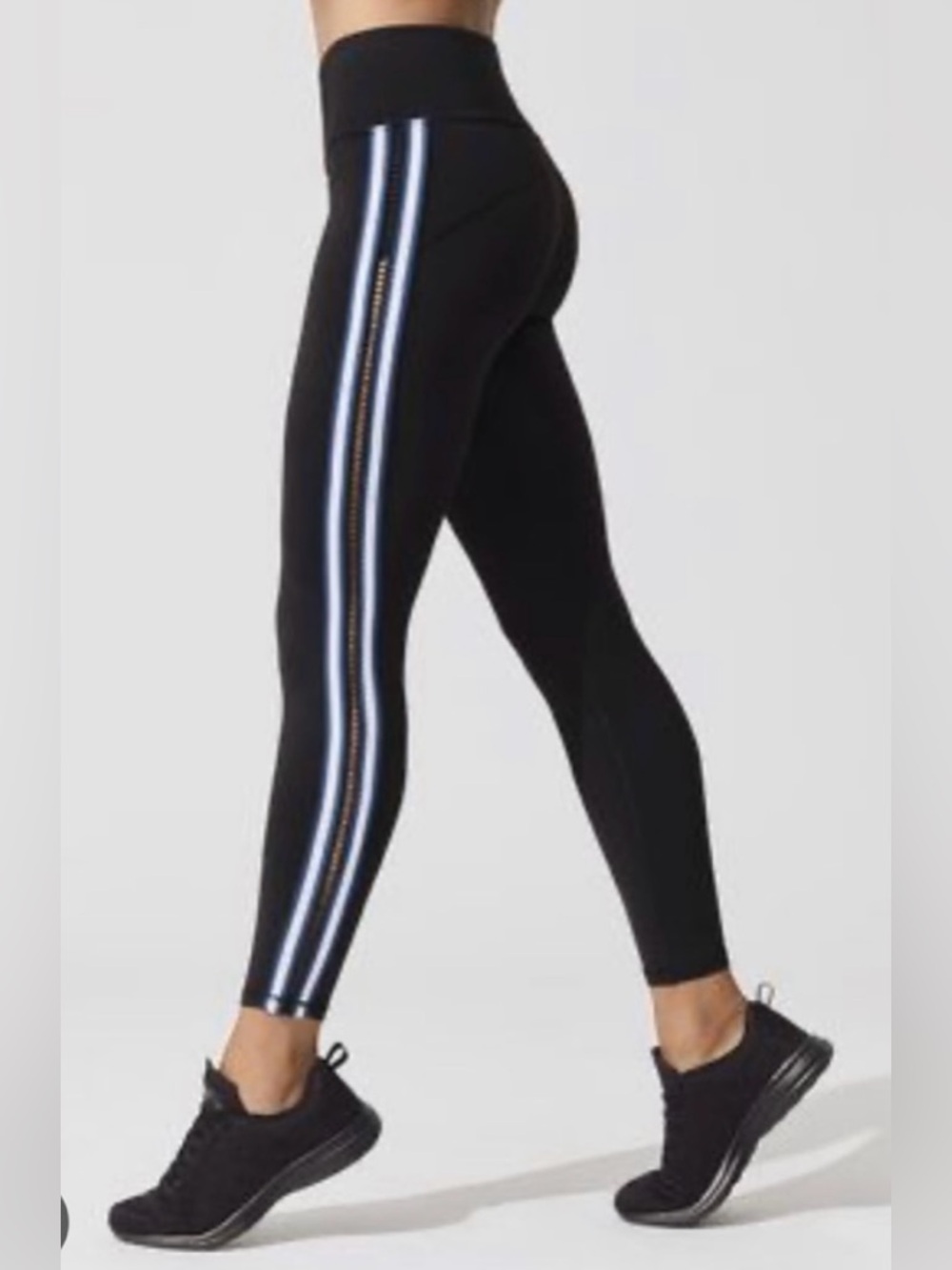 Michi Le Mans Legging in Adriatic Blue/White